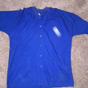Royal blue Scrub Jacket